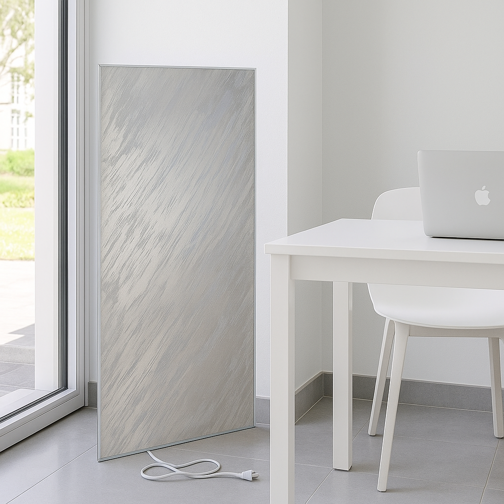 Gjenerata e re e Gipsit me ngrohje me valë infra të kuqe, ngjyrë silver 63 × 155 cm - 450W - Figura 2